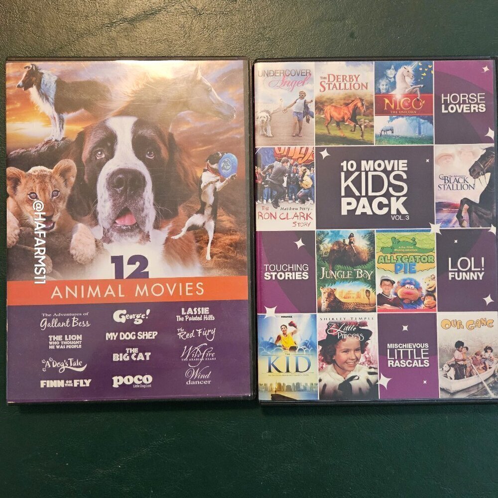 2 Multi Movie DVD's